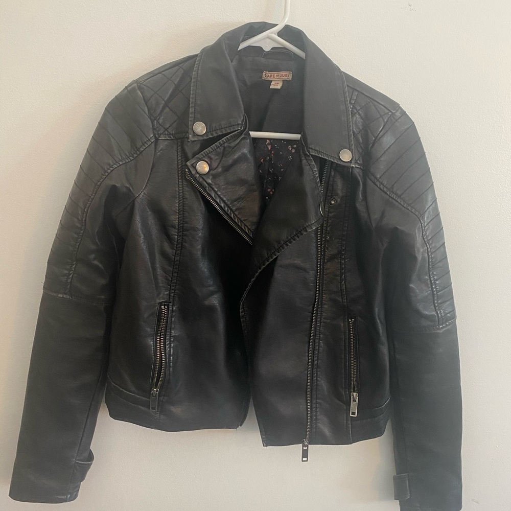 Black Pleather Jacket